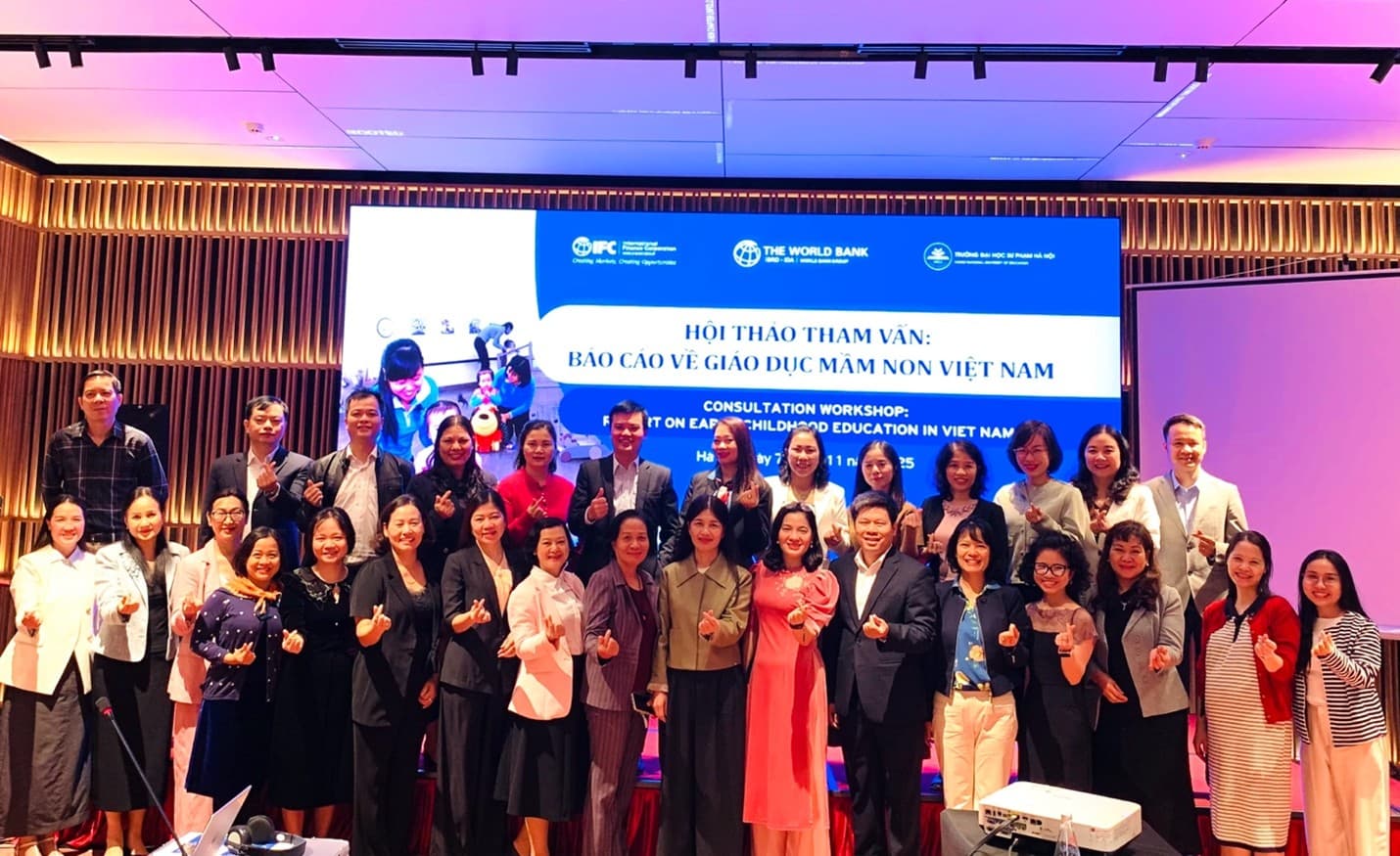 Hội thảo tham vấn: Báo cáo về Giáo dục mầm non Việt Nam